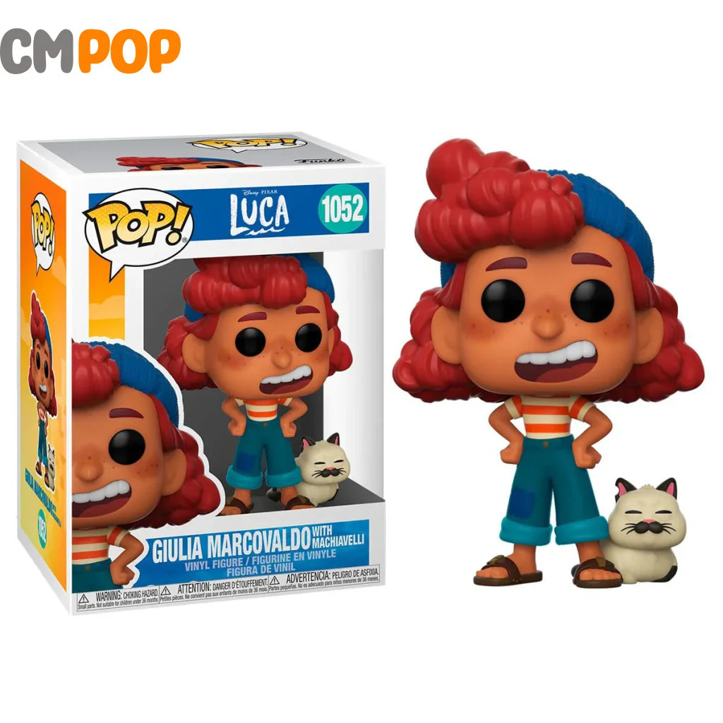 Giulia Marcovaldo With Machiavelli - #1052 Funko Pop! Disney Luca