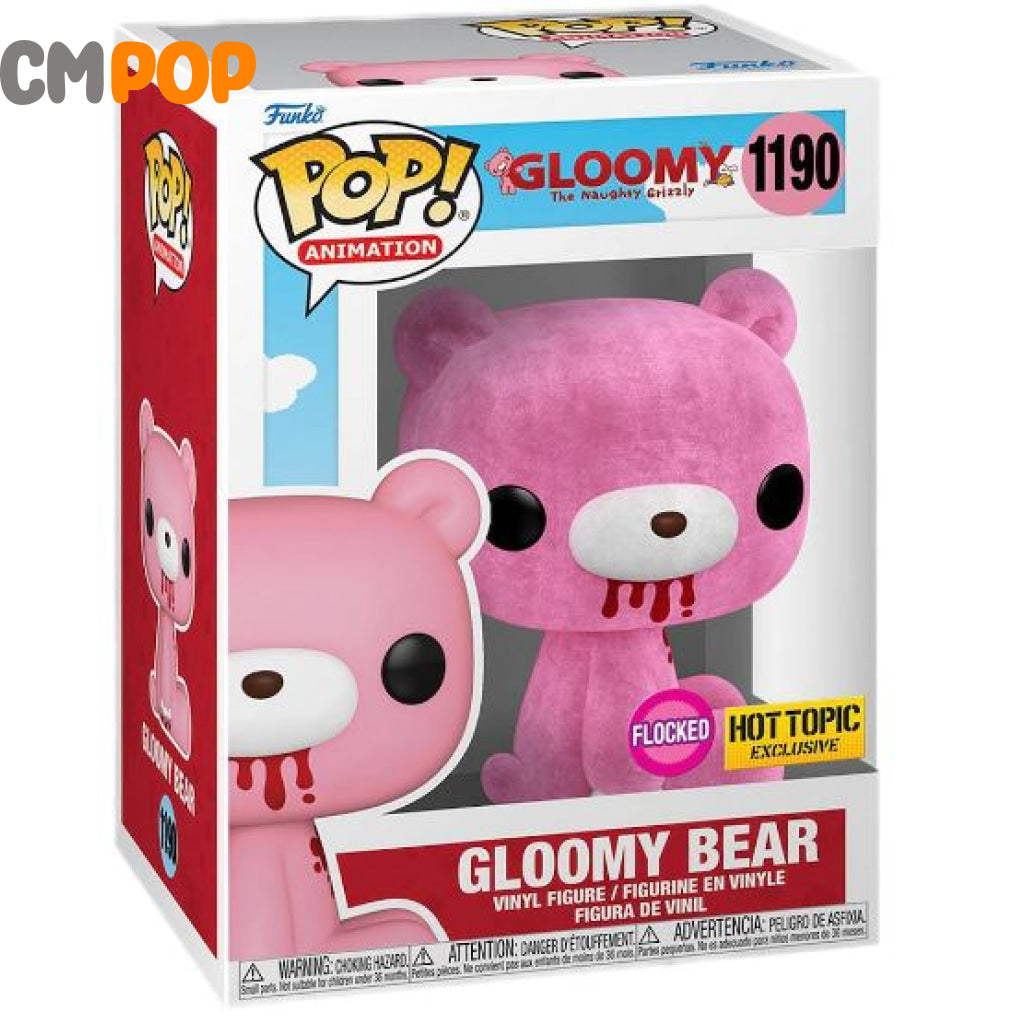 Gloomy Bear Flocked - #1190 Funko Pop! Hot Topic Exclusive Pop