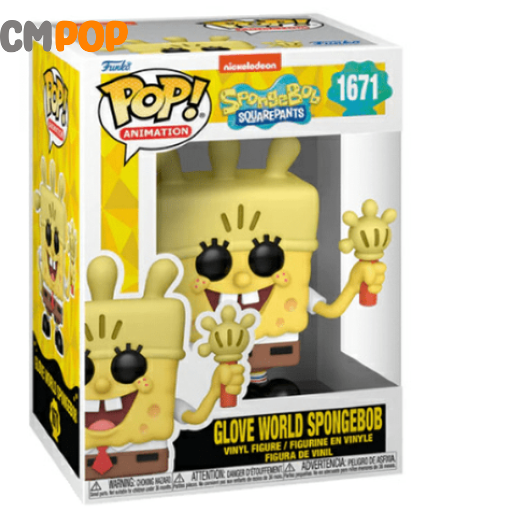 Glove World Spongebob -#1671 - Funko Pop! Squarepants Misc