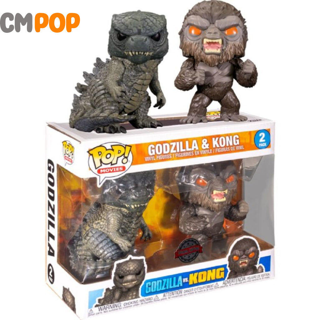 Godzilla & Kong - 2 Pack Funko Pop! Movies Vs Special Edition