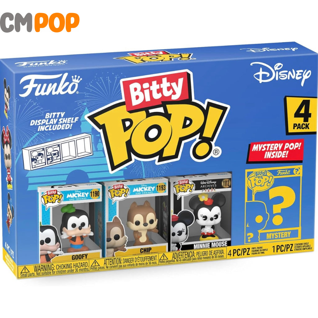 Goofy - 4-Pack - Funko POP! - Bitty POP! - Disney - Mystery Pop Funko Pop
