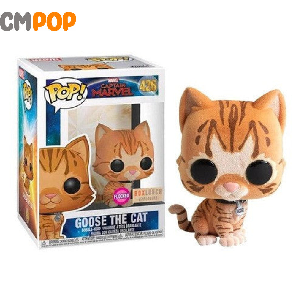 Goose The Cat - #426 Funko Pop! Marvel Flocked Box Lunch Exclusive Pop