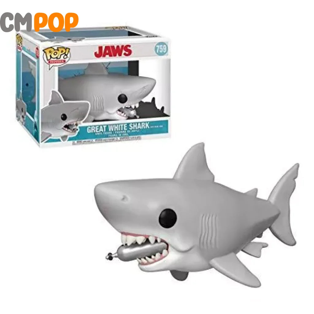 Great White Shark With Diving Tank - #759 Funko Pop! Jaws Movies Pop
