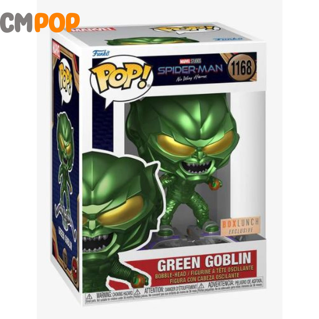 Green Goblin Metallic - #1168 Funko Pop! -Spider-Man Box Lunch Exclusive Pop