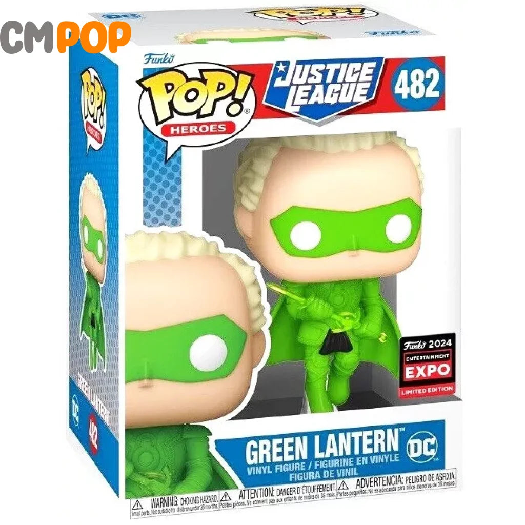 Green Lantern - #482 Funko Pop! Justice League Heroes 2024 Entertainment Expo Limited Edition Pop