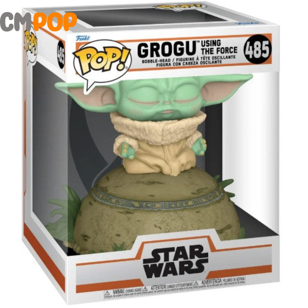 Grogu using The Force - #485 - Funko Pop! - Star Wars Funko Pop