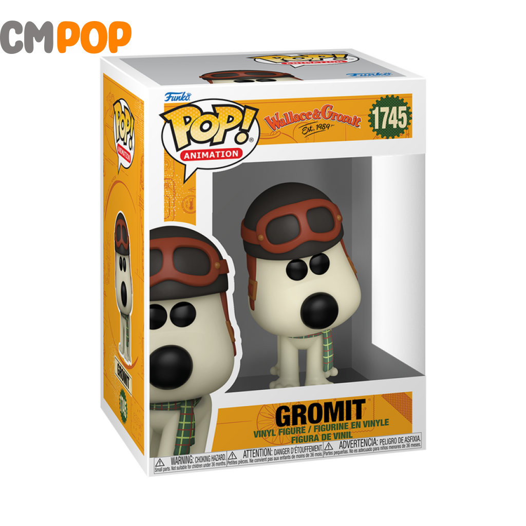 Gromit- #1745- Funko Pop! - Wallace And Grommet Movies Pop