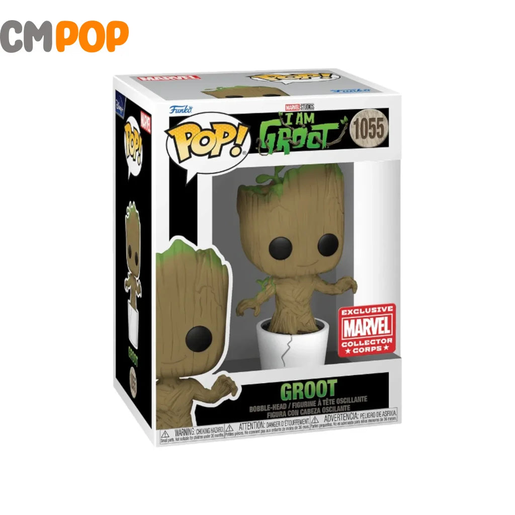 Groot - #1055 Funko Pop! Marvel Studios I Am Exclusive Collector Corps