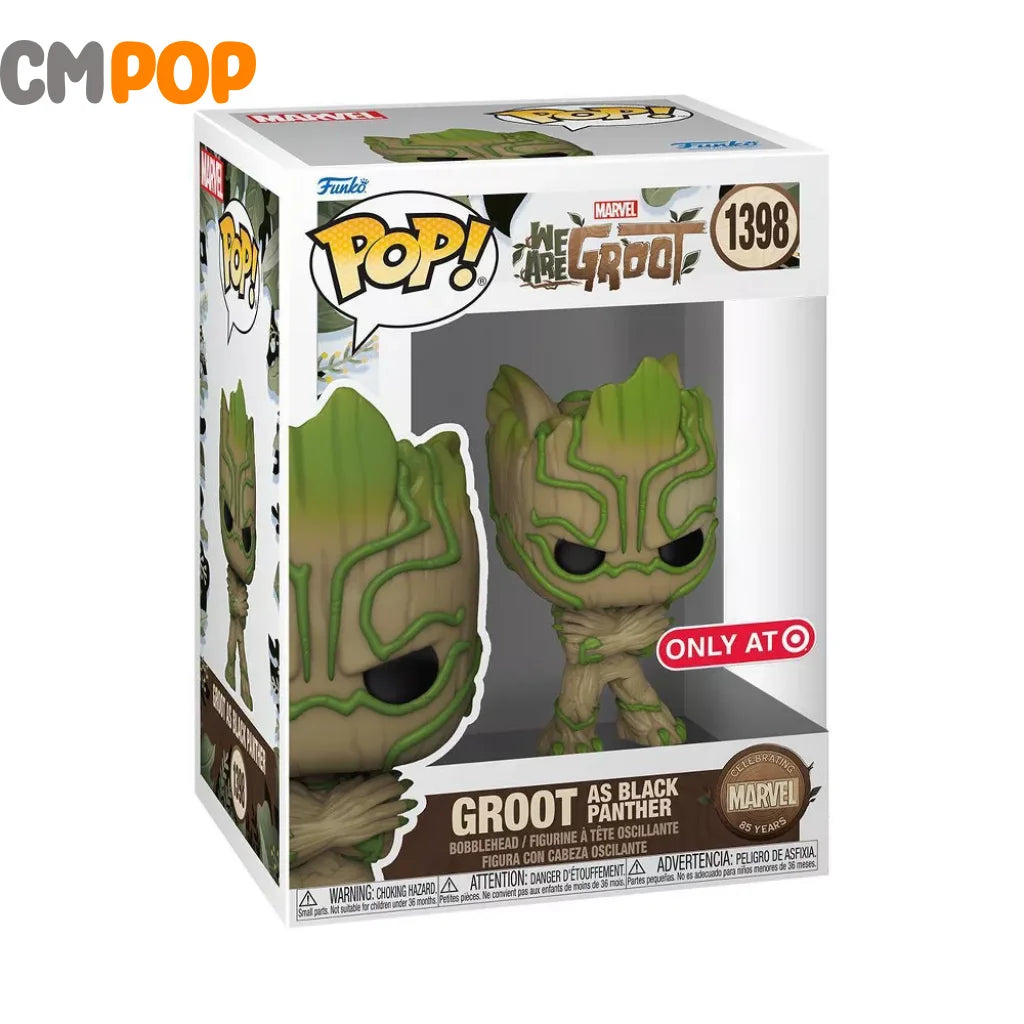 Groot As Black Panther - #1398- Funko Pop! We Are Marvel Target Exclusive Pop