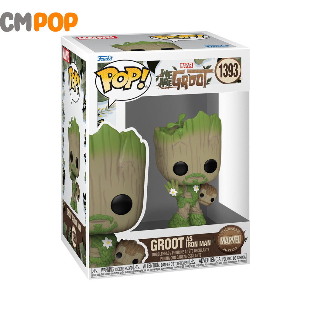 Groot As Iron Man - #1393- Funko Pop! We Are Marvel Pop