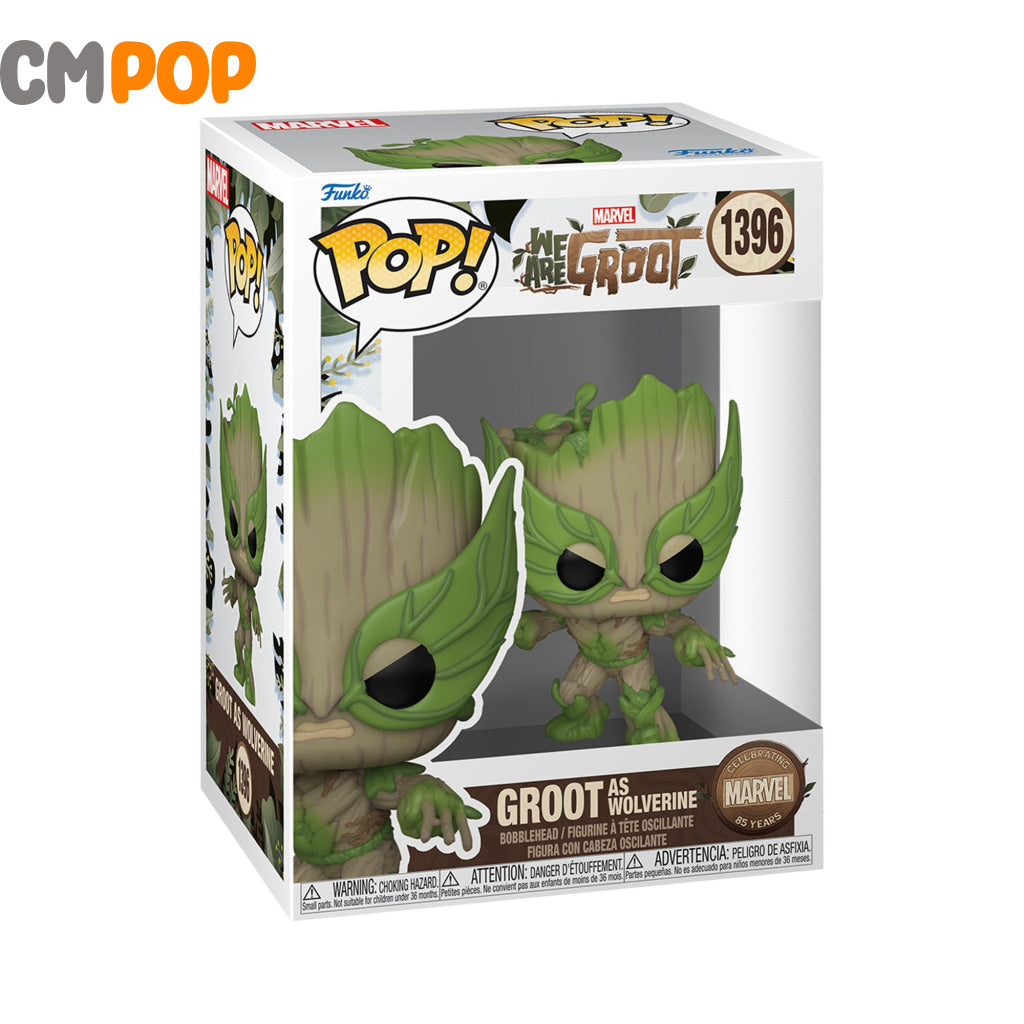 Groot As Wolverine - #1396- Funko Pop! We Are Marvel Pop