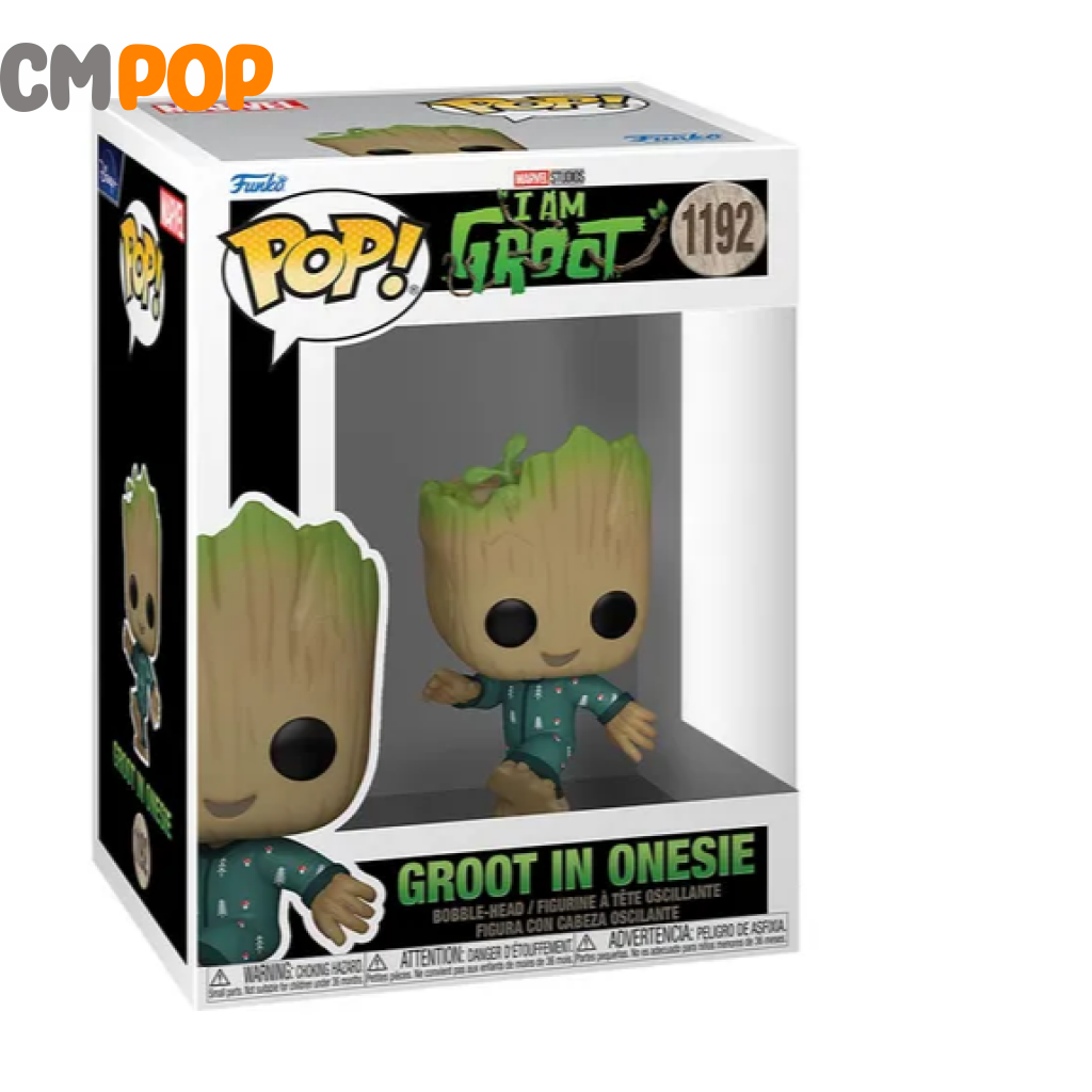 Groot In Onesie (Dancing) - #1192 Funko Pop! I Am Marvel Pop