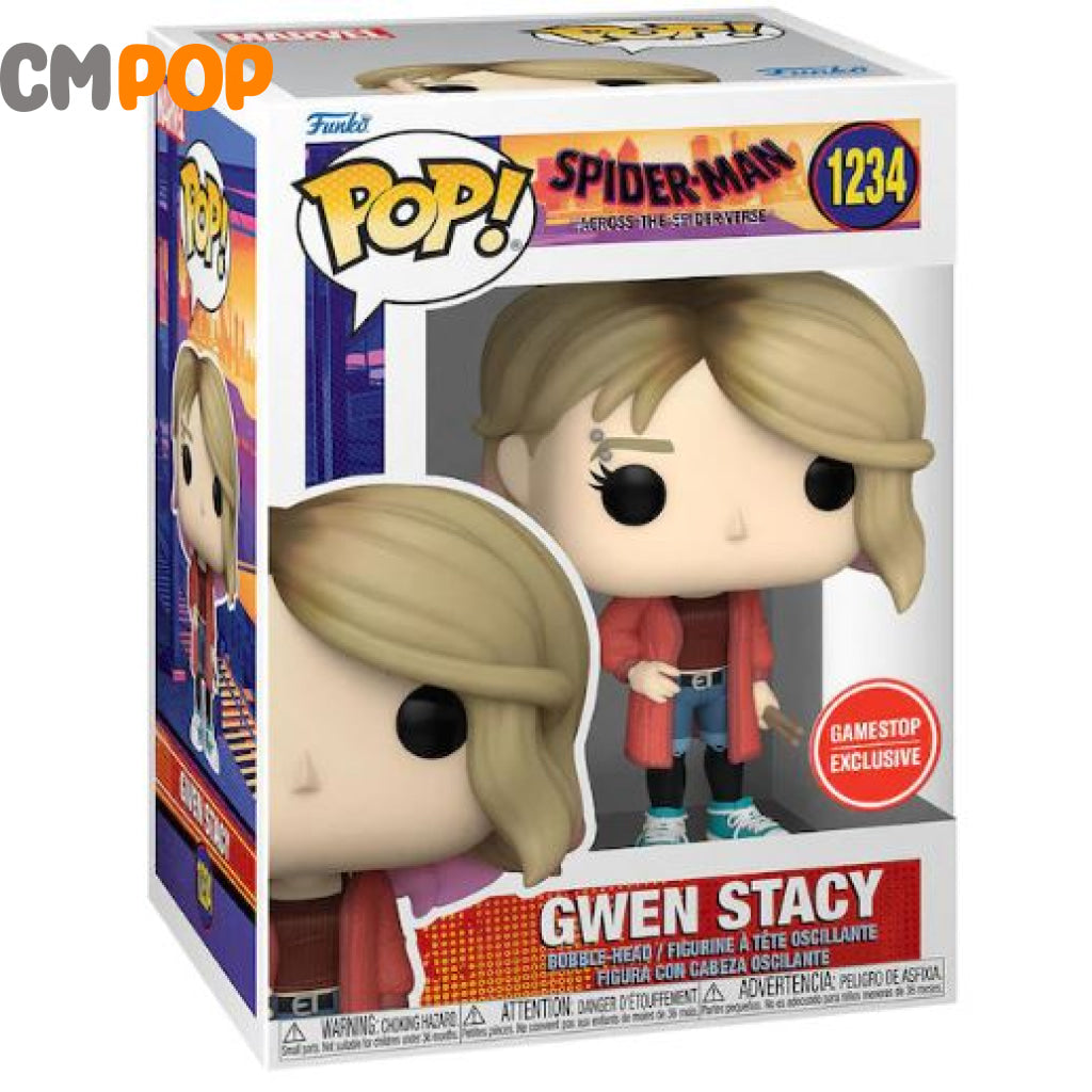 Gwen Stacy - #1234 Funko Pop! Spider-Man Across The Spiderverse Gamestop Exclusive Pop
