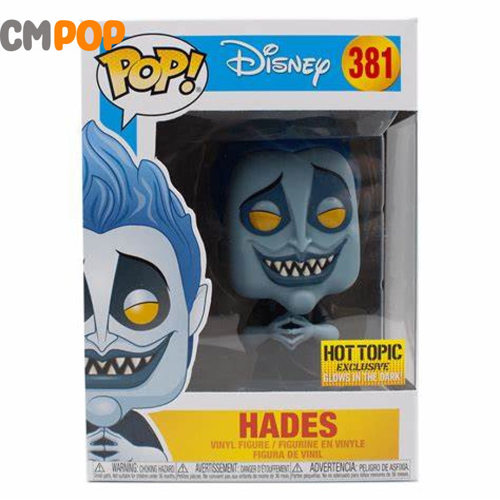 Hades - #381 - Funko Pop! - Disney - GITD - Hot Topic Exclusive Funko Pop