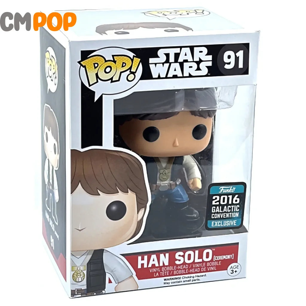 Han Solo - #91 - Funko Pop! - Star Wars - 2016 Galactic Con Exclusive