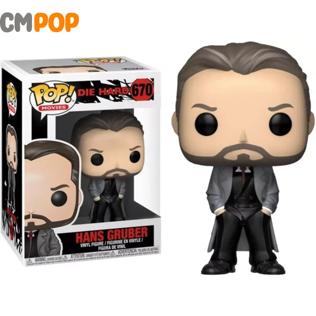 Hans Gruber - #670 Funko Pop! Movies Die Hard Gamestop Exclusive
