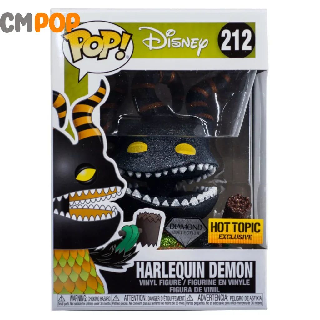 Harlequin Demon - #212 Funko Pop! Disney Diamond Collection Hot Topic Exclusive Pop