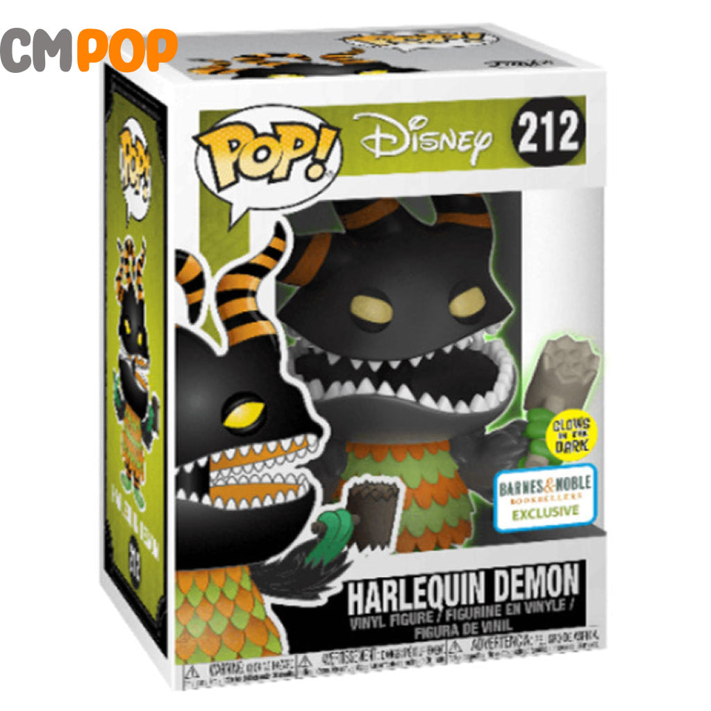 Harlequin Demon - #212 - Funko Pop! - Disney - Glows in the dark - Barnes and Noble Exclusive Funko Pop