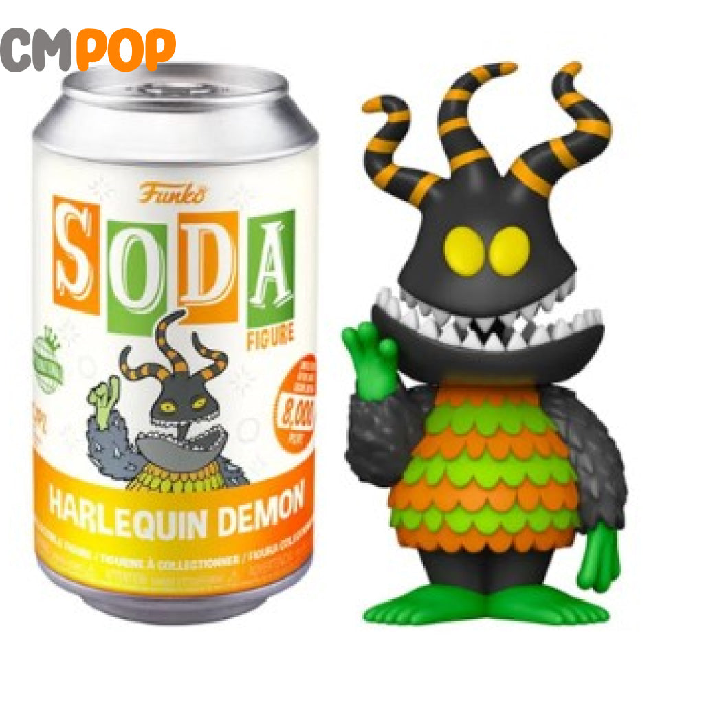Harlequin Demon - Funko Vinyl Soda 8 000 Pieces The Nightmare Before Christmas Disney Chance Of