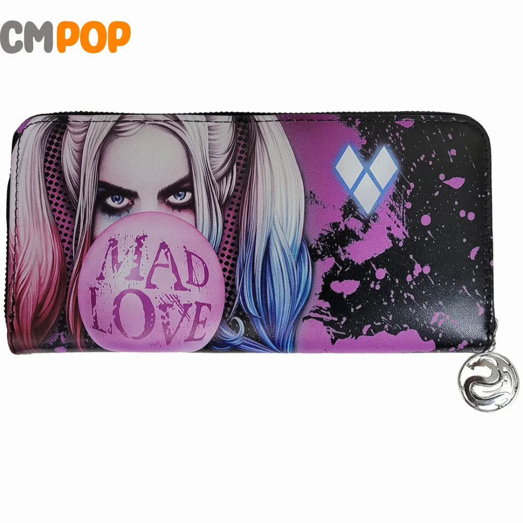 Harley Quinn - Mad Love - Ladies Clutch Bag Clutch Bags