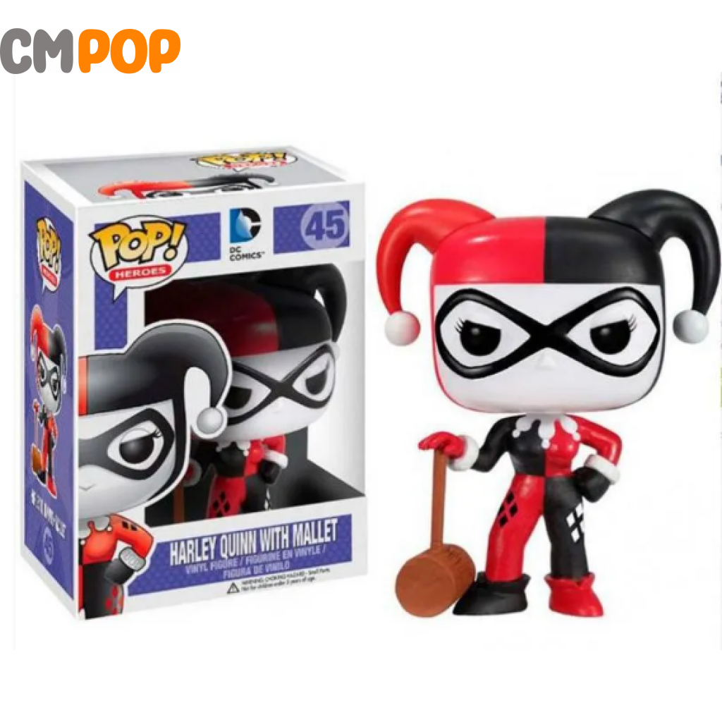 Harley Quinn With Mallet - #45 Funko Pop! Dc Comics Heroes Pop