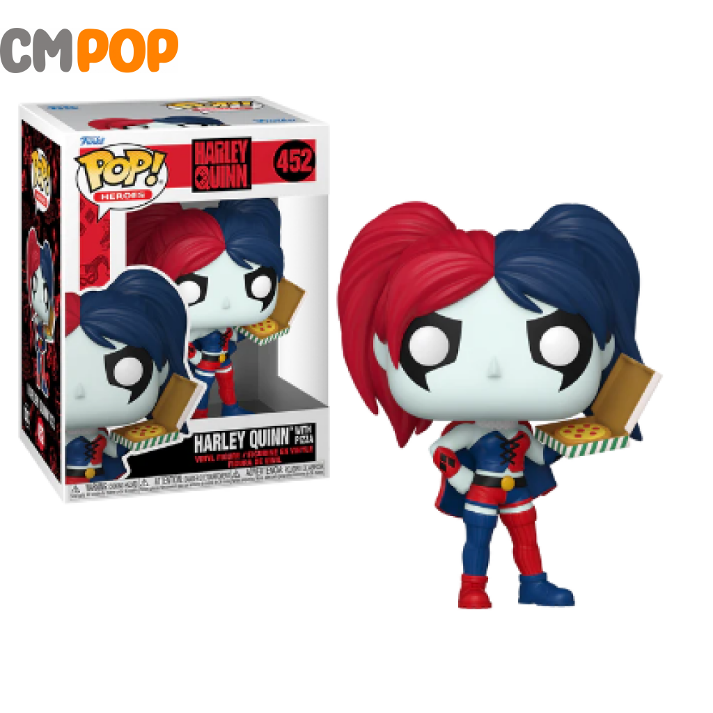Harley Quinn With Pizza - #452 Funko Pop! Dc Comics Heroes Pop