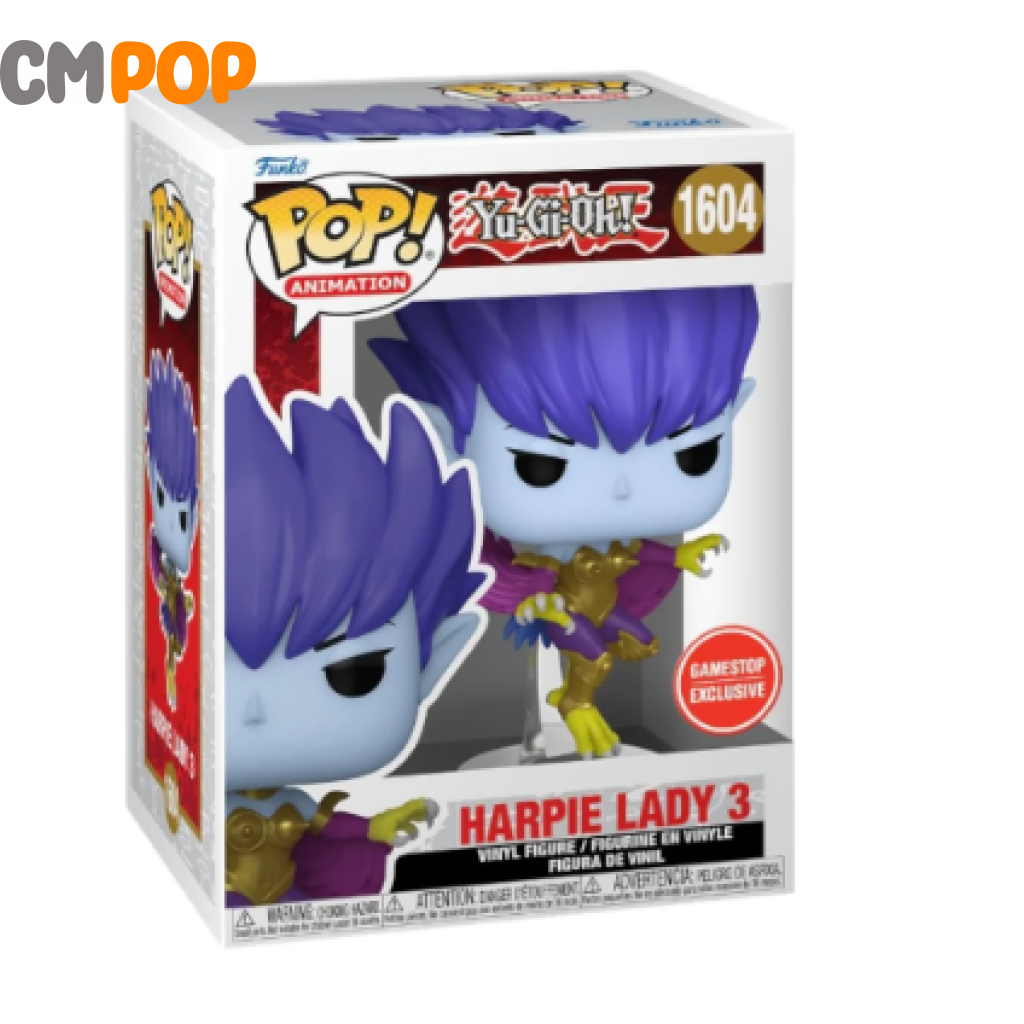 Harpie Lady 3 - #1604 Funko Pop! Yu-Gi-Oh Gamestop Exclusive Pop