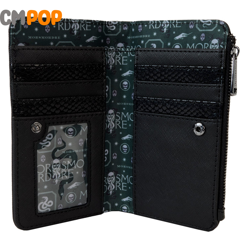 Harry Potter Death Eater Zip Around Wallet - Loungefly