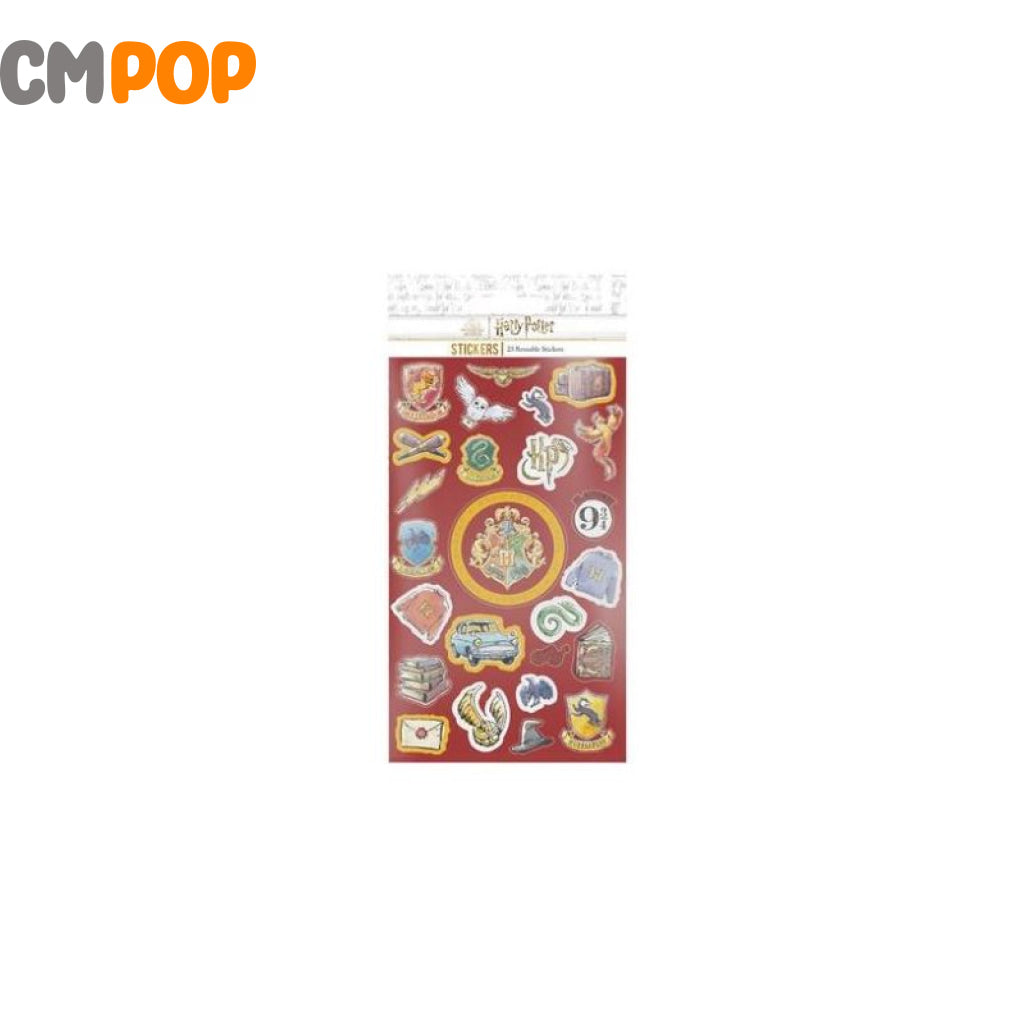 Harry Potter (Hogwarts) 25 Reuseable Stickers Stickers