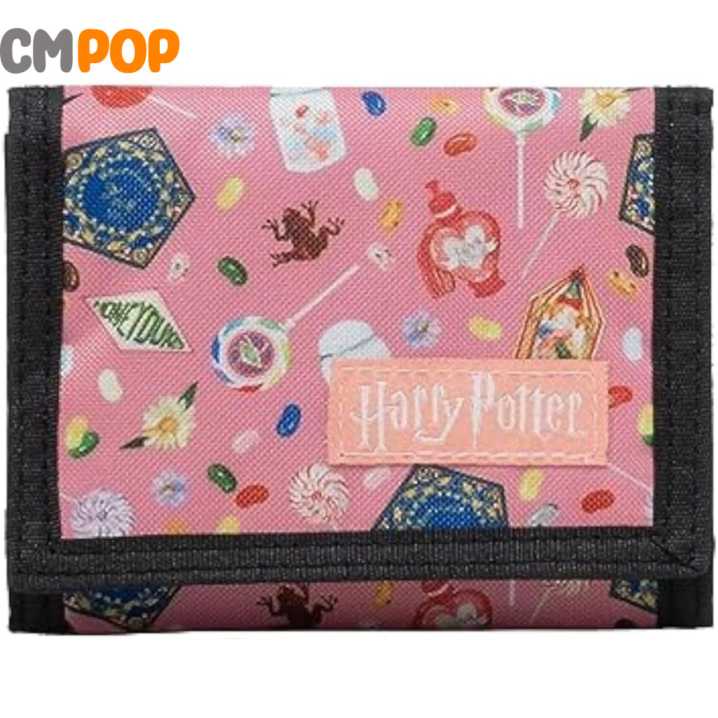 Harry Potter Honeydukes Skulls Nylon Trifold Wallet Wallet