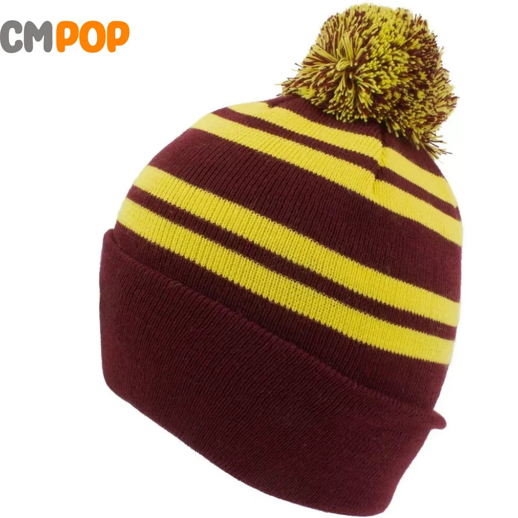 Harry Potter - House Gryffindor (Pom Beanie) Size: One Size