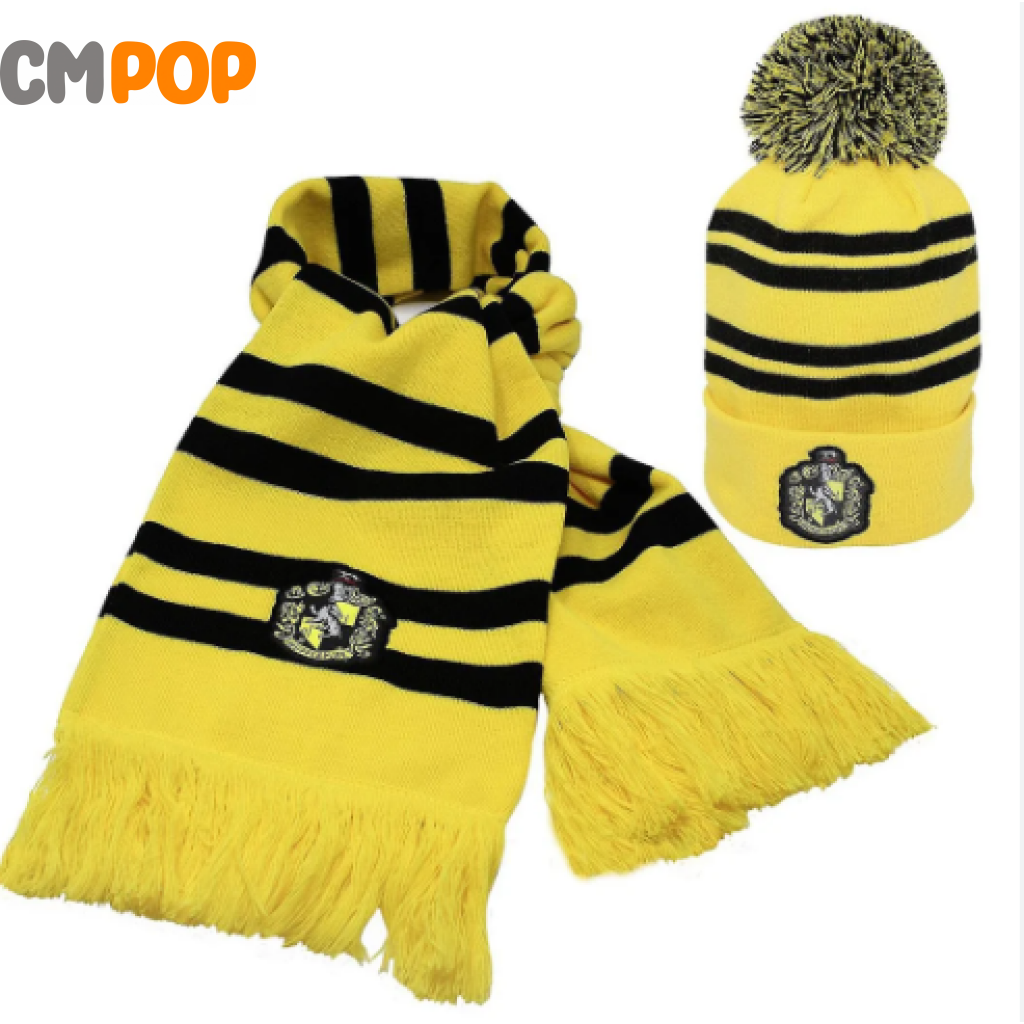 Harry Potter - Hufflepuff Beanie And Scarf Size: One Size