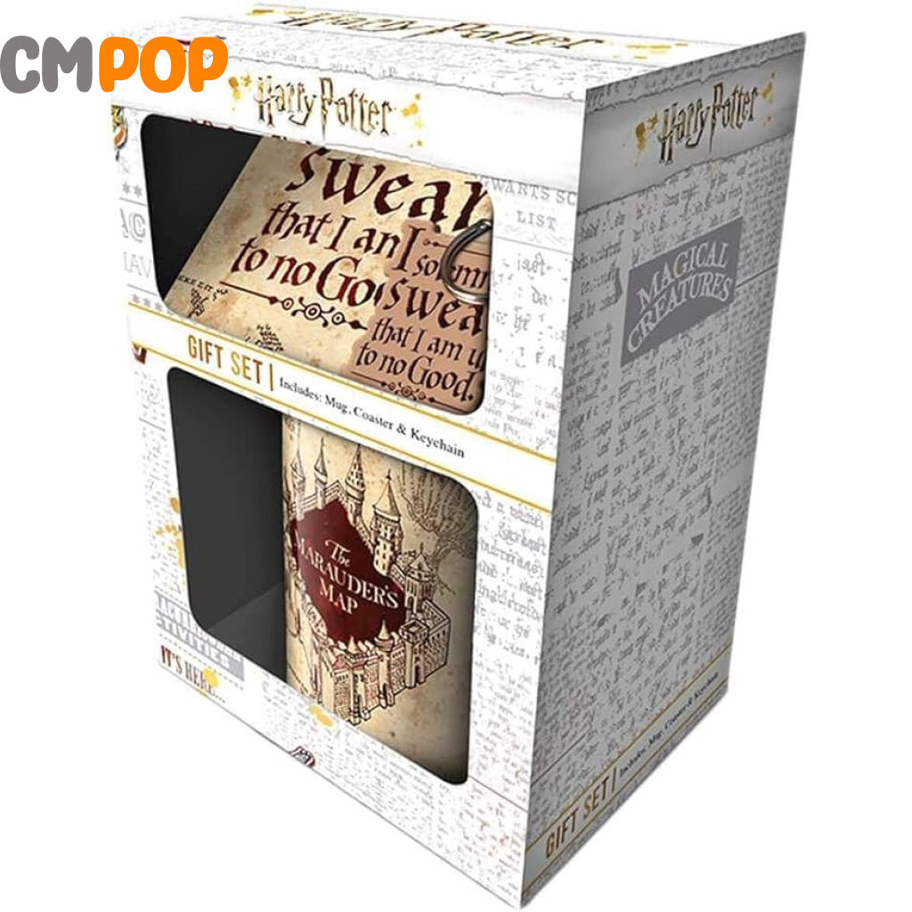 Harry Potter (Marauders Map) Gift Set (Mug Coaster & Keychain) Funko Misc