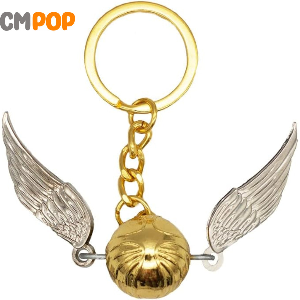 Harry Potter Quidditch Golden Snitch 3D - Keyring Keychain