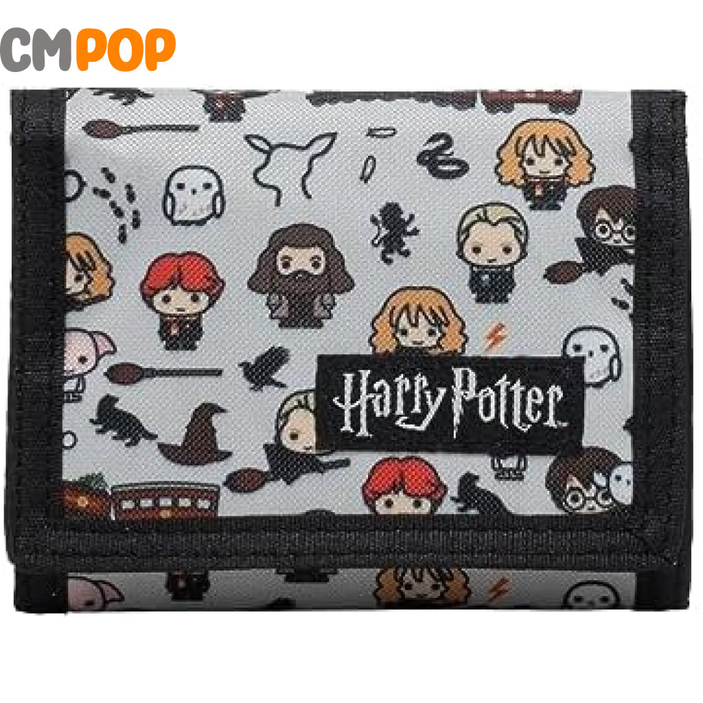 Harry Potter Sketch Nylon Trifold Wallet Wallet
