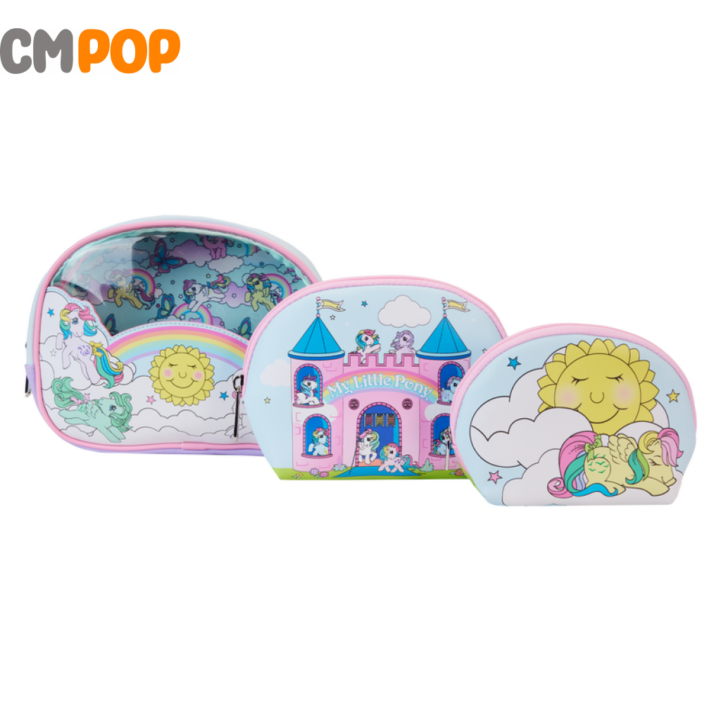 Hasbro My Little Pony 3 Piece Cosmetic Bag Set - Loungefly