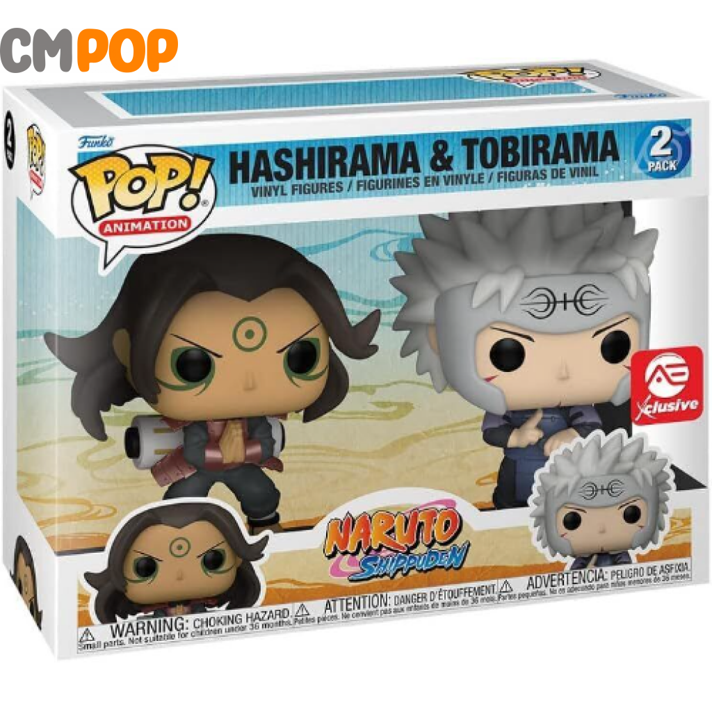 Hashirama & Tobirama- 2 Pack - Funko Pop! Naruto Exclusive Pop