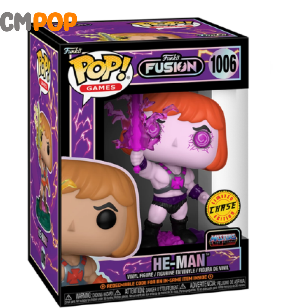 He-Man - #1006 Funko Pop! Fusion Games Chase Exclusive Pre Order Pop