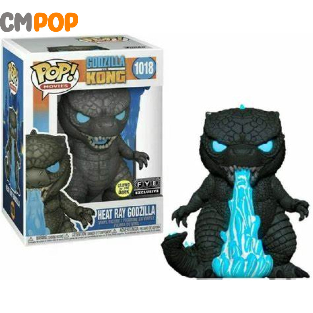 Heat Ray Godzilla - #1018 Funko Pop! Movies Vs Kong Glows In The Dark Fye Exclusive