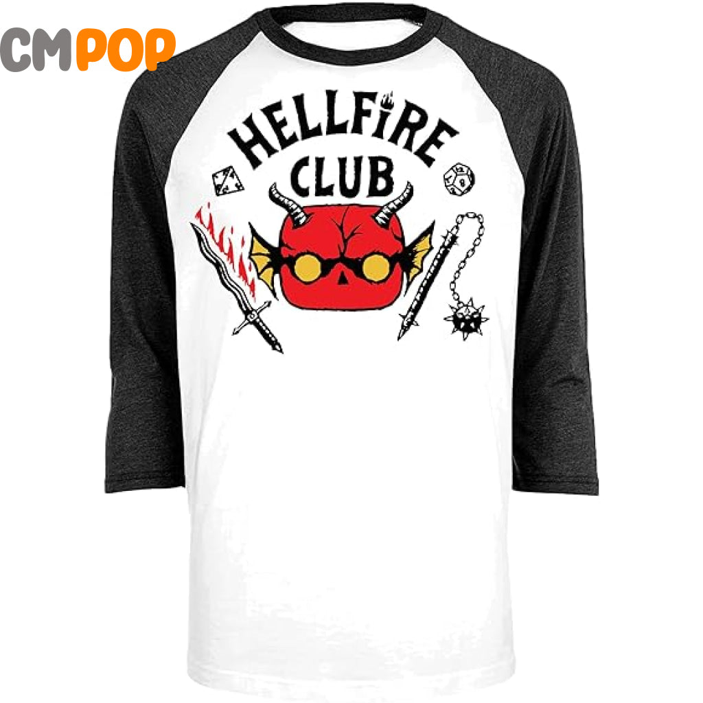 Hellfire Club - Stranger Things Funko Boxed Tee 3/4 Length Sleeve