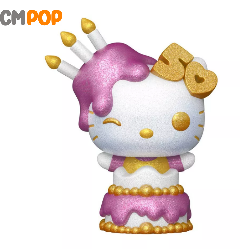 Hello Kitty 50Th Anniversary - #75 Funko Pop! Diamond Collection Target Con 2024 Limited Edition