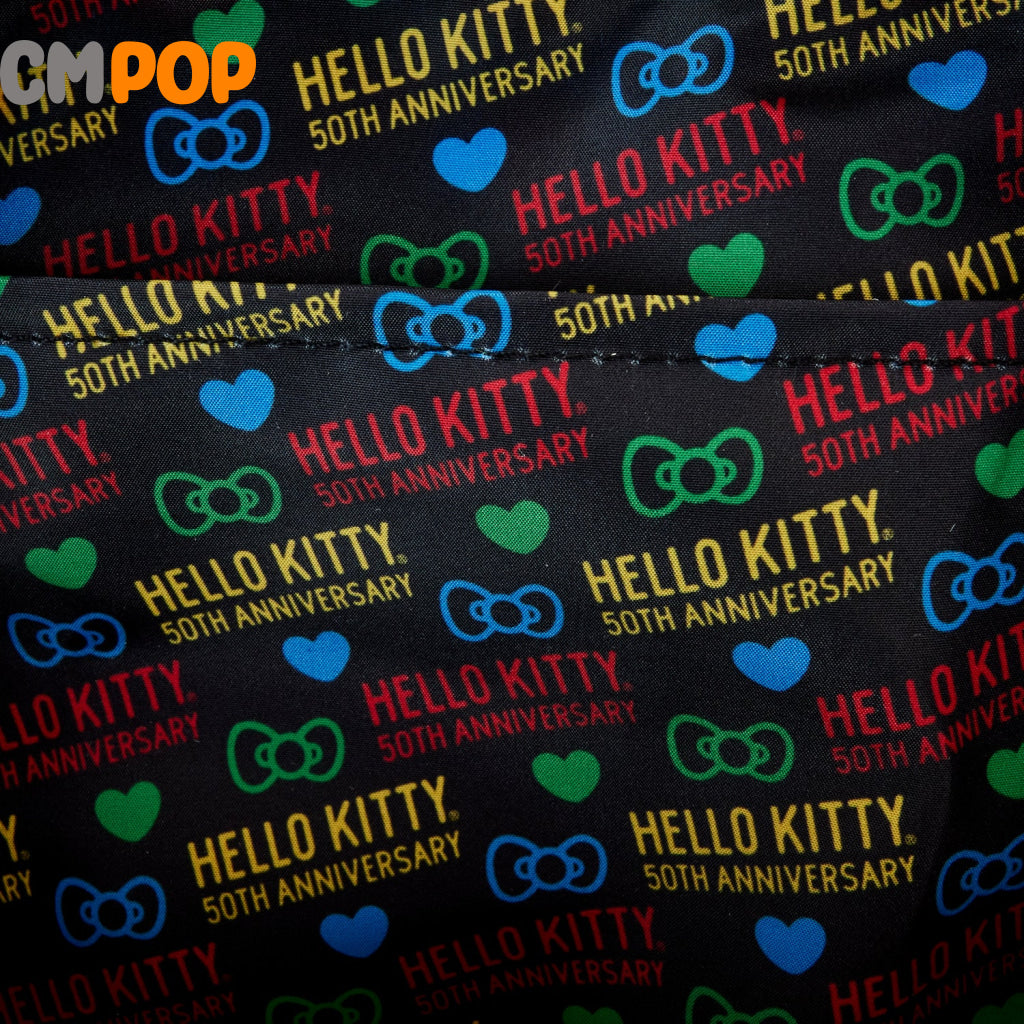 Hello Kitty 50Th Anniversary Classic Aop Nylon Square - Mini Backpack Loungefly