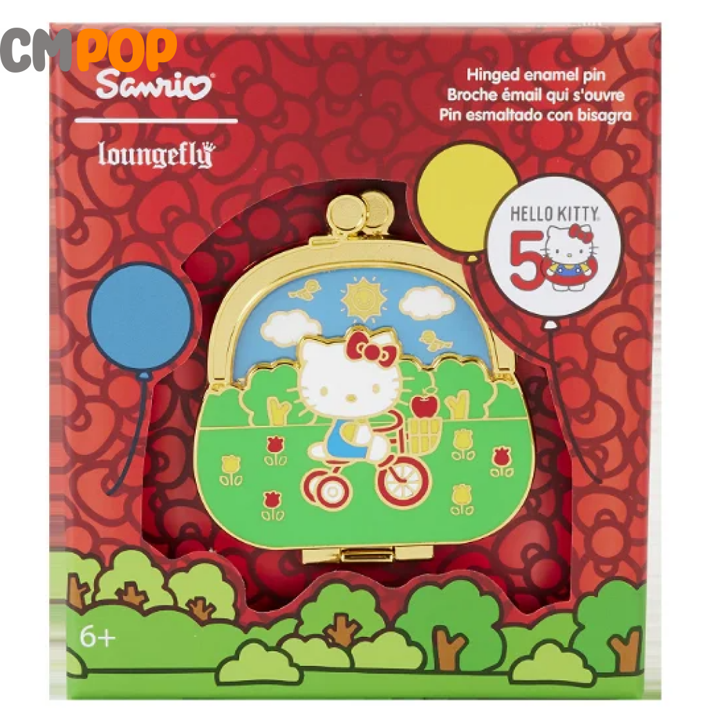 Hello Kitty 50Th Anniversary Coin 3’ Collector Box Pin - Loungefly Funko Pop