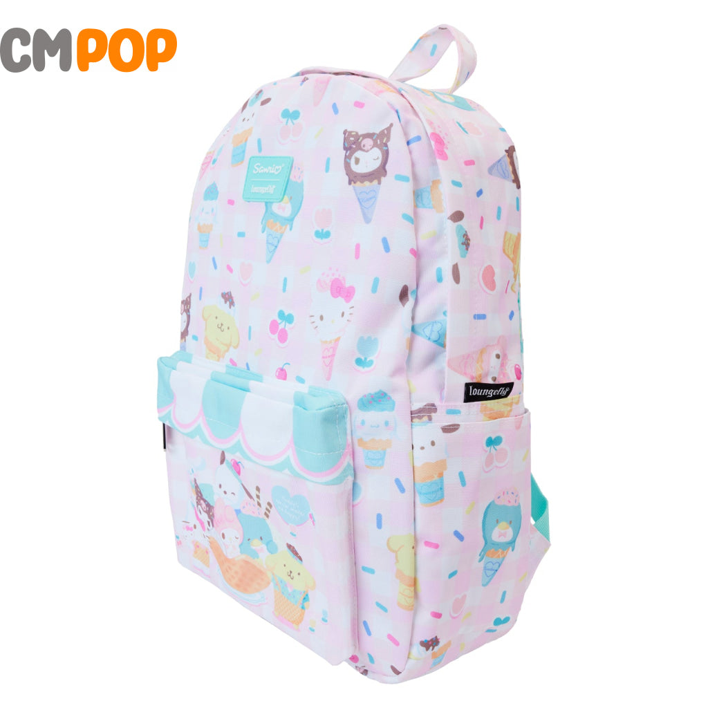Hello Kitty Full Size Aop Nylon Backpack - Loungefly