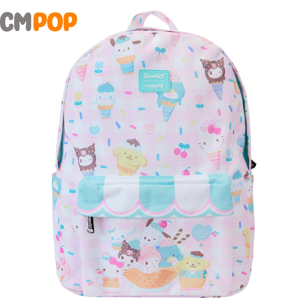 Hello Kitty Full Size Aop Nylon Backpack - Loungefly