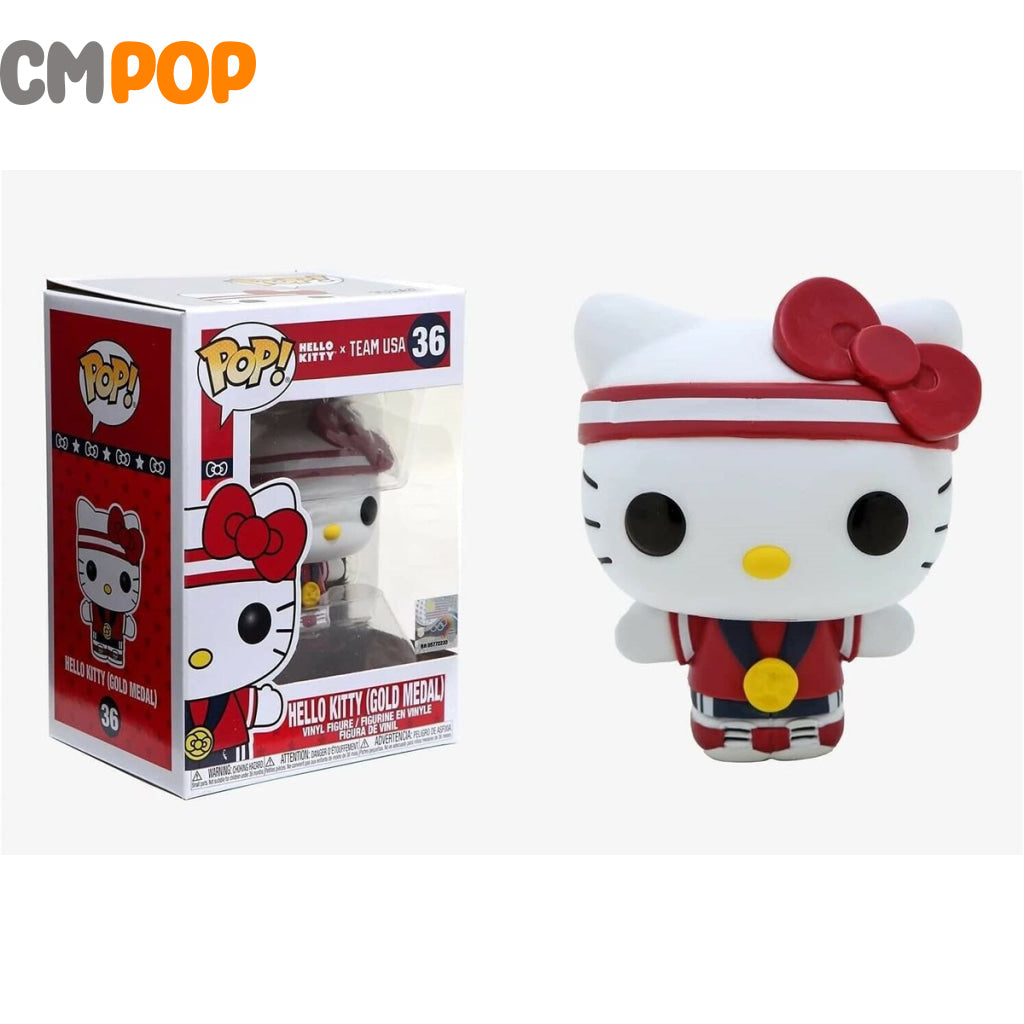 Hello Kitty (Gold Medal) - #36 - Funko Pop! - Hello Kitty Team USA Funko Pop