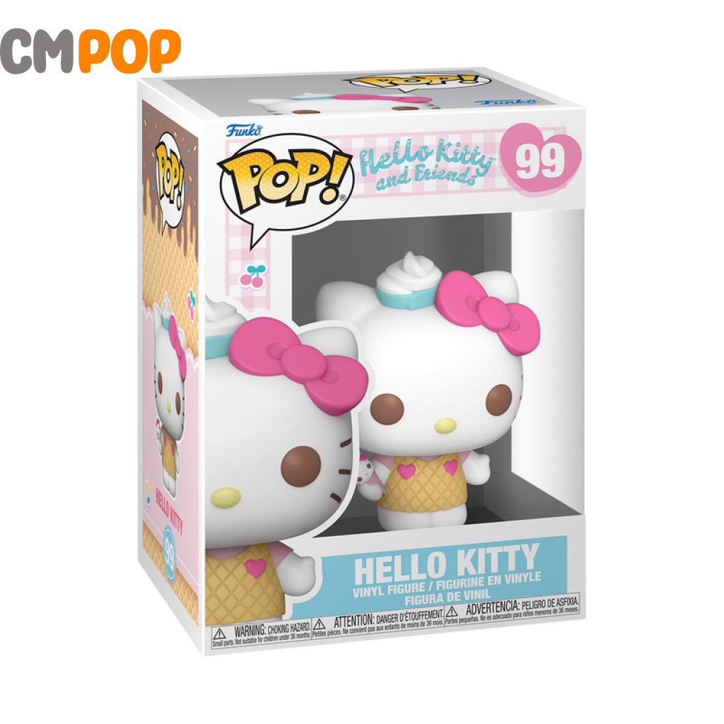 Hello Kitty With Ice Cream - #99 Funko Pop! And Friends Pop