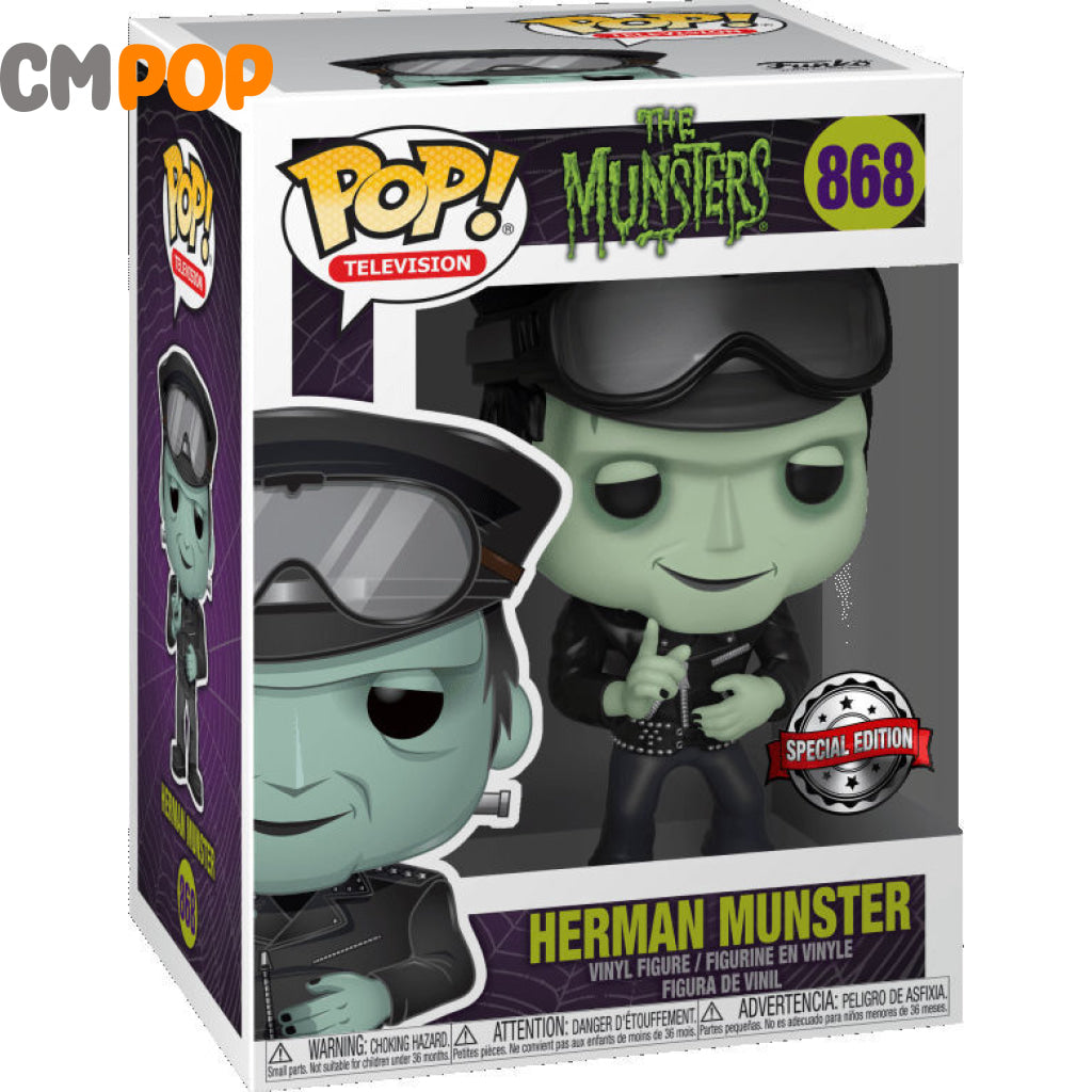 Herman Munster - #868 Funko Pop! Television The Munsters Special Edition