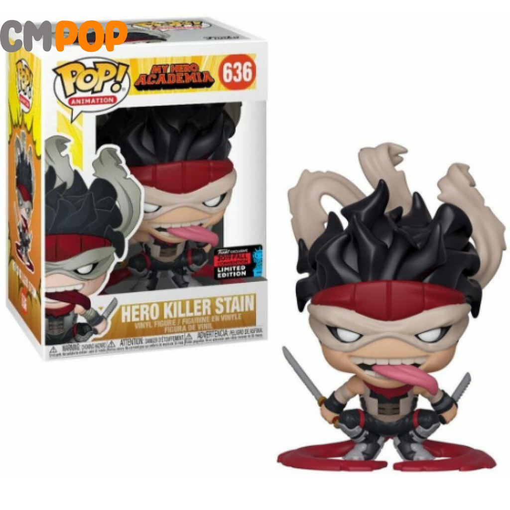 Hero Killer Stain - #636 Funko Pop! My Academia 2019 Fall Convention- Limited Edition Pop