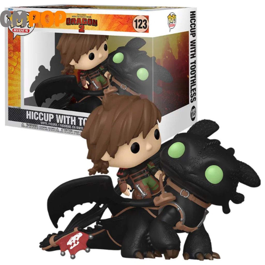 Hiccup With Toothless - #123 How To Train Your Dragon 3 Funko Pop
